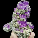 Natural Purple Fluorite and Pyrite Mineral Specimen,High Quality Specimen,YAO GANG XIAN,HUNAN,CHINA(110*84*30mm) - image 1