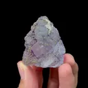 Natural Purple Fluorite and Pyrite Mineral Specimen,High Quality Specimen,YAO GANG XIAN,HUNAN,CHINA(35*40*30mm) - image 1