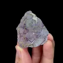 Natural Purple Fluorite and Pyrite Mineral Specimen,High Quality Specimen,YAO GANG XIAN,HUNAN,CHINA(35*40*30mm) - image 4
