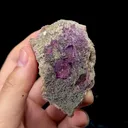 Natural Purple Fluorite and Pyrite Mineral Specimen,High Quality Specimen,YAO GANG XIAN,HUNAN,CHINA(70*45*20mm) - image 3