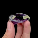 Natural Purple Fluorite and Pyrite Mineral Specimen,High Quality Specimen,YINDU,INNER MONGOLIA,CHINA(40*30*20mm) - image 3