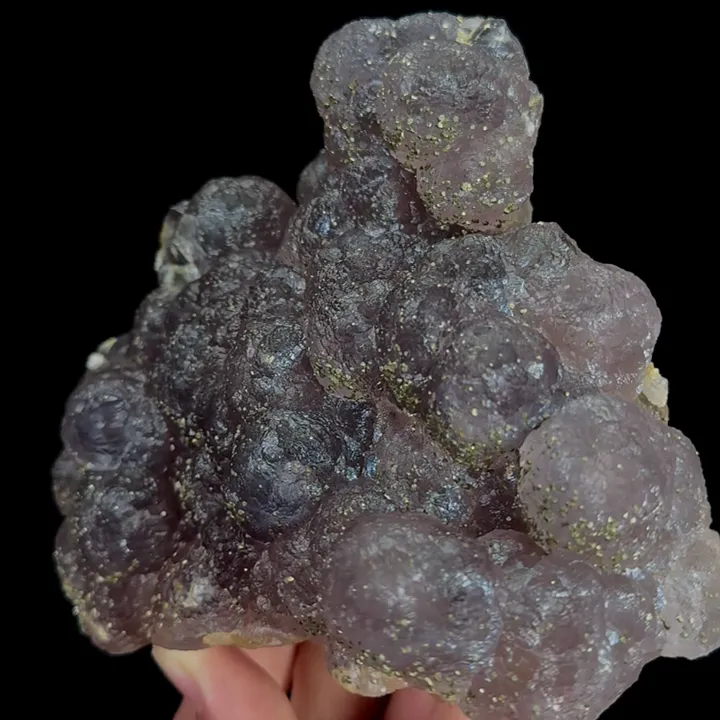 Natural Purple Fluorite and Pyrite, Mineral Specimen:Jiangxi,China (140*120*45MM) - image 3