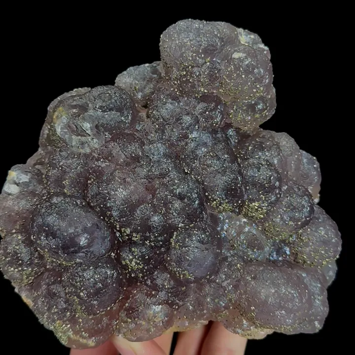 Natural Purple Fluorite and Pyrite, Mineral Specimen:Jiangxi,China (140*120*45MM) - image 2