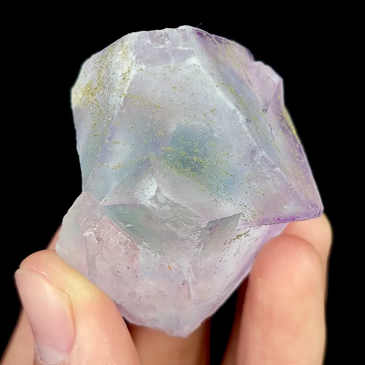Natural Purple Fluorite and Pyrite, Mineral Specimen:Yaogangxian,Hunan (45*40*25MM) - image 2