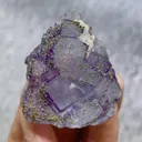 Natural Purple Fluorite and Pyrite Symbiosis comes from Yaogangxian,Hunan 35*40*30MM - image 4