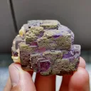 Natural Purple Fluorite and Pyrite Symbiosis comes from Yaogangxian,Hunan 45*20*35MM - image 3