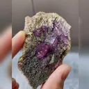 Natural Purple Fluorite and Pyrite Symbiosis comes from Yaogangxian,Hunan 70*45*20MM - image 5