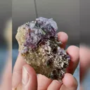 Natural Purple Fluorite and Pyrite Symbiosis comes from Yaogangxian,Hunan 70*45*20MM - image 3