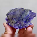 Natural Purple Fluorite and Pyrite Symbiosis comes from Yaogangxian,Hunan 75*55*30MM - image 3