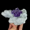 Natural Purple Fluorite and Quartz cluster, Mineral Specimen:Fujian,China (120*80*50MM) - image 5