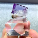 Natural Purple Fluorite and Quartz Coexist comes from Yaogangxian, Hunan 20*20*20MM - image 7