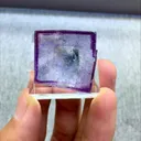 Natural Purple Fluorite and Quartz Coexist comes from Yaogangxian, Hunan 20*20*20MM - image 3