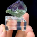 Natural Purple Fluorite and Quartz Coexist comes from Yaogangxian, Hunan 30*30*20MM - image 4