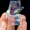 Natural Purple Fluorite and Quartz Coexist comes from Yaogangxian, Hunan 30*30*20MM - image 2