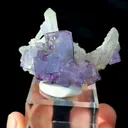 Natural Purple Fluorite and Quartz Coexist comes from Yaogangxian, Hunan 60*25*35MM - image 1