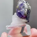 Natural Purple Fluorite and Quartz coexist comes from Yaogangxian,Hunan 30*25*30MM - image 4