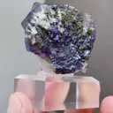 Natural Purple Fluorite and Quartz coexist comes from Yaogangxian,Hunan 30*25*30MM - image 3