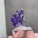 Natural Purple Fluorite and Quartz coexist comes from Yaogangxian,Hunan 35*20*30MM - image 4