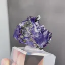 Natural Purple Fluorite and Quartz coexist comes from Yaogangxian,Hunan 35*20*30MM - image 5