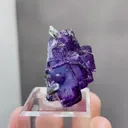 Natural Purple Fluorite and Quartz coexist comes from Yaogangxian,Hunan 35*20*30MM - image 3