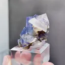 Natural Purple Fluorite and Quartz coexist comes from Yaogangxian,Hunan40*20*35MM - image 1