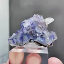 Natural Purple Fluorite and Quartz coexist comes from Yaogangxian,Hunan40*20*35MM - image 4