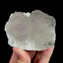 Natural Purple Fluorite and Quartz, Mineral Specimen: Fujian,China (80*65*40MM) - image 5