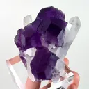 Natural Purple Fluorite and Quartz, Mineral Specimen:Chenzhou,Hunan (70*45*60MM) - image 3