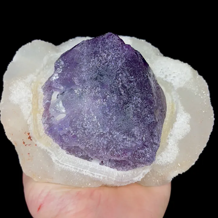 Natural Purple Fluorite and Quartz, Mineral Specimen:Fujian,China (135*115*80MM) - image 6
