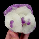 Natural Purple Fluorite and Quartz Mineral Specimen,High Quality Specimen,FUJIAN,CHINA(80*80*65mm) - image 1