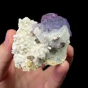 Natural Purple Fluorite and Quartz Mineral Specimen,High Quality Specimen,YAO GANG XIAN,HUNAN,CHINA(50*60*30mm) - image 7