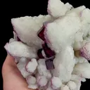 Natural Purple Fluorite and Quartz, Mineral Specimen:Inner Mongolia,China (135*145*90MM) - image 4