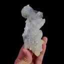 Natural purple Fluorite and Quartz, Mineral Specimen:Shangbao,Hunan (55*120*25MM) - image 1
