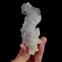 Natural purple Fluorite and Quartz, Mineral Specimen:Shangbao,Hunan (55*120*25MM) - image 2