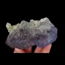 Natural Purple Fluorite and Quartz, Mineral Specimen:Yaogangxian,Hunan (110*55*45MM) - image 5