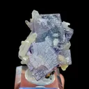 Natural Purple Fluorite and Quartz, Mineral Specimen:Yaogangxian,Hunan (30*25*30MM) - image 4