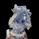 Natural Purple Fluorite and Quartz, Mineral Specimen:Yaogangxian,Hunan (30*25*30MM) - image 5