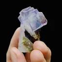 Natural Purple Fluorite and Quartz, Mineral Specimen:Yaogangxian,Hunan (30*45*25MM) - image 2