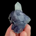 Natural Purple Fluorite and Quartz, Mineral Specimen:Yaogangxian,Hunan (40*25*50MM) - image 3