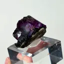 Natural Purple Fluorite and Quartz, Mineral Specimen:Yaogangxian,Hunan (40*35*30MM) - image 4