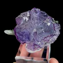 Natural Purple Fluorite and Quartz, Mineral Specimen:Yaogangxian,Hunan (65*30*40MM) - image 5