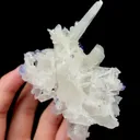 Natural Purple Fluorite and Quartz, Mineral Specimen:Yaogangxian,Hunan (85*55*85MM) - image 4