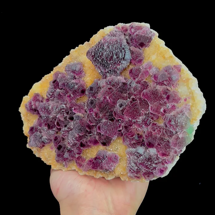 Natural Purple Fluorite and Quartz, Mineral Specimen:Zhejiang,China (180*130*60MM) - image 4