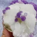 Natural Purple Fluorite and Quartz Symbiosis comes from Fujian,China 80*80*65MM - image 2