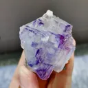 Natural Purple Fluorite and Quartz Symbiosis comes from Yaogangxian,Hunan 40*55*35MM - image 3