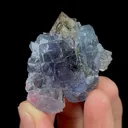 Natural Purple Fluorite and Scheelite, Mineral Specimen:Yaogangxian,Hunan (35*45*20MM) - image 1