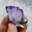Natural Purple Fluorite and Scheelite Symbiosis comes from Yaogangxian,Hunan 30*45*25MM - image 3