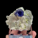 Natural Purple Fluorite and Smoky Quartz Cluster, Mineral Specimen:Yunxiao,Fujian (60*55*40MM) - image 5