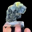 Natural Purple Fluorite and Wolframite Coexist comes from Yaogangxian,Hunan 40*30*35MM - image 3