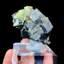 Natural Purple Fluorite and Wolframite Coexist comes from Yaogangxian,Hunan 40*30*35MM - image 5